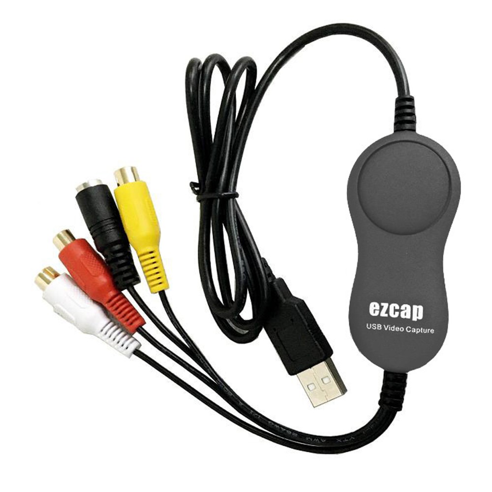 Ezcap159 usb audio video capture analog video recording cho windows & mac os 10.14