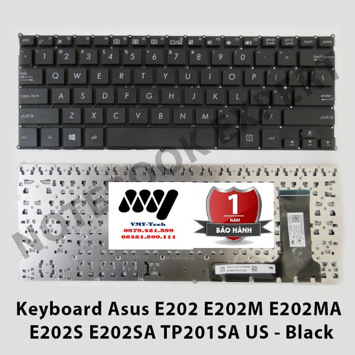 Bàn phím laptop Asus Eeebook E202S E202SA E202M E202MA TP201 TP201SA