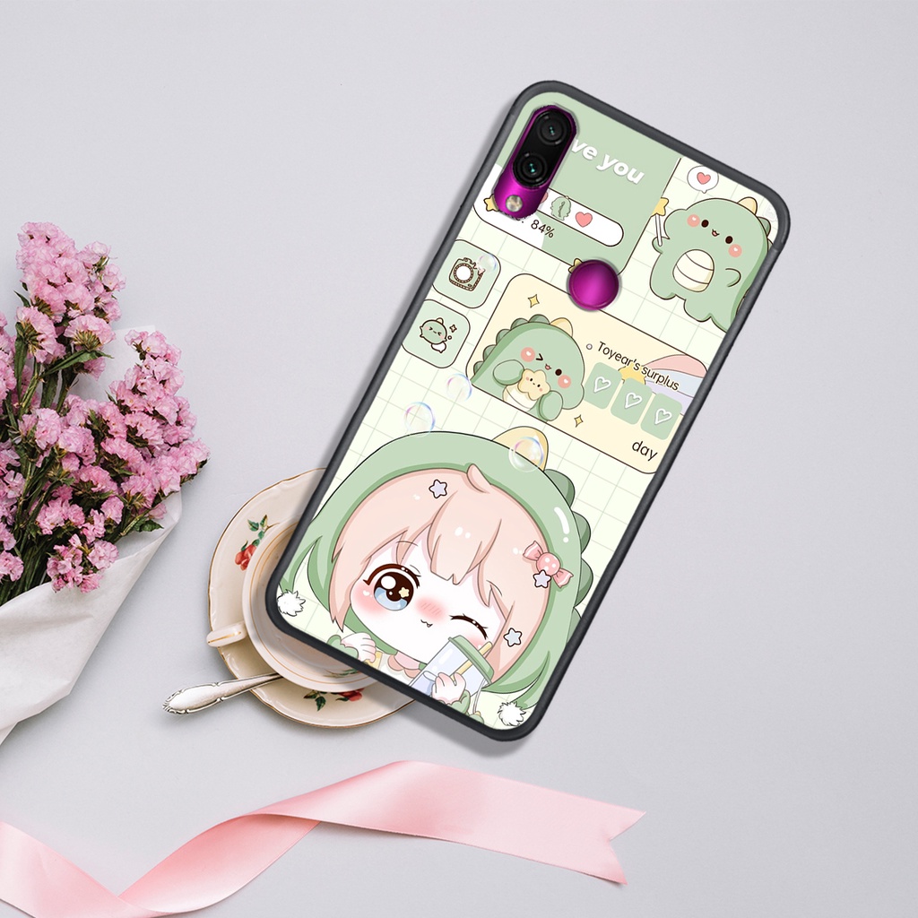 [HOT]ỐP XIAOMI REDMI NOTE 5/5 PRO - NOTE 6/6 PRO - NOTE 7/7 PRO - REDMI 7  , IN HÌNH KHỦNG LONG CHIBI SIÊU DỄ THƯƠNG.