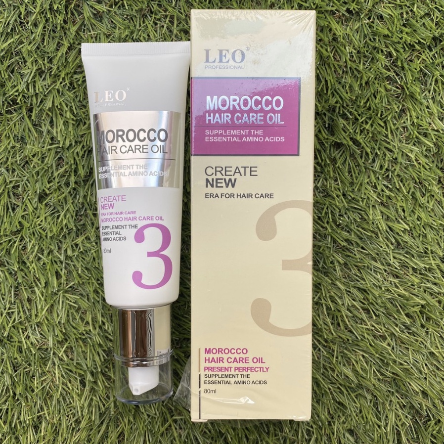 Tinh dầu bóng cao cấp Prosee LEO Morocco Hair Care Oil Create New 80ml