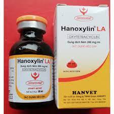 THUỐC THÚ Y - HANOXYLIN LA bệnh suyễn, viêm phổi,  đóng dấu, viêm vú, tụ huyết trùng, viêm ruột
