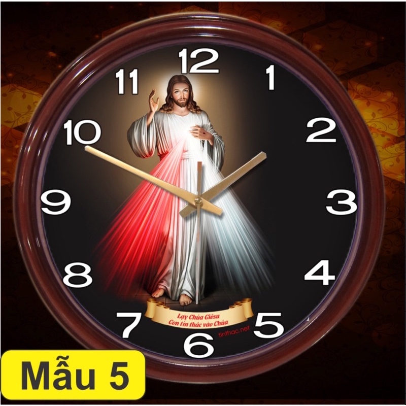 ĐỒNG HỒ TRÒN CÔNG GIÁO-QUÀ TẶNG CÔNG GIÁO