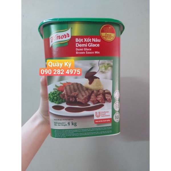 BỘT SỐT / XỐT BÒ NÂU 1kg Knorr - CHIẾT LẺ 500gr