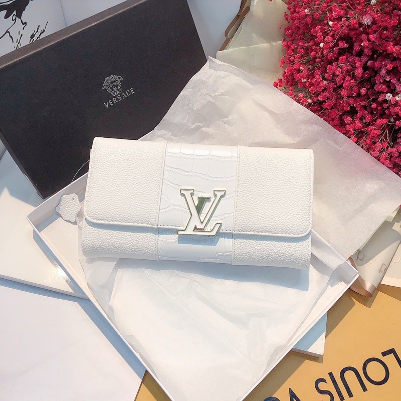 🌸[ FULLBOX]💥 Ví cầm tay nữ/ Ví cầm tay họa tiết sang trọng clutch dự tiệc/ Ví màu trắng/ màu đen/ màu đỏ