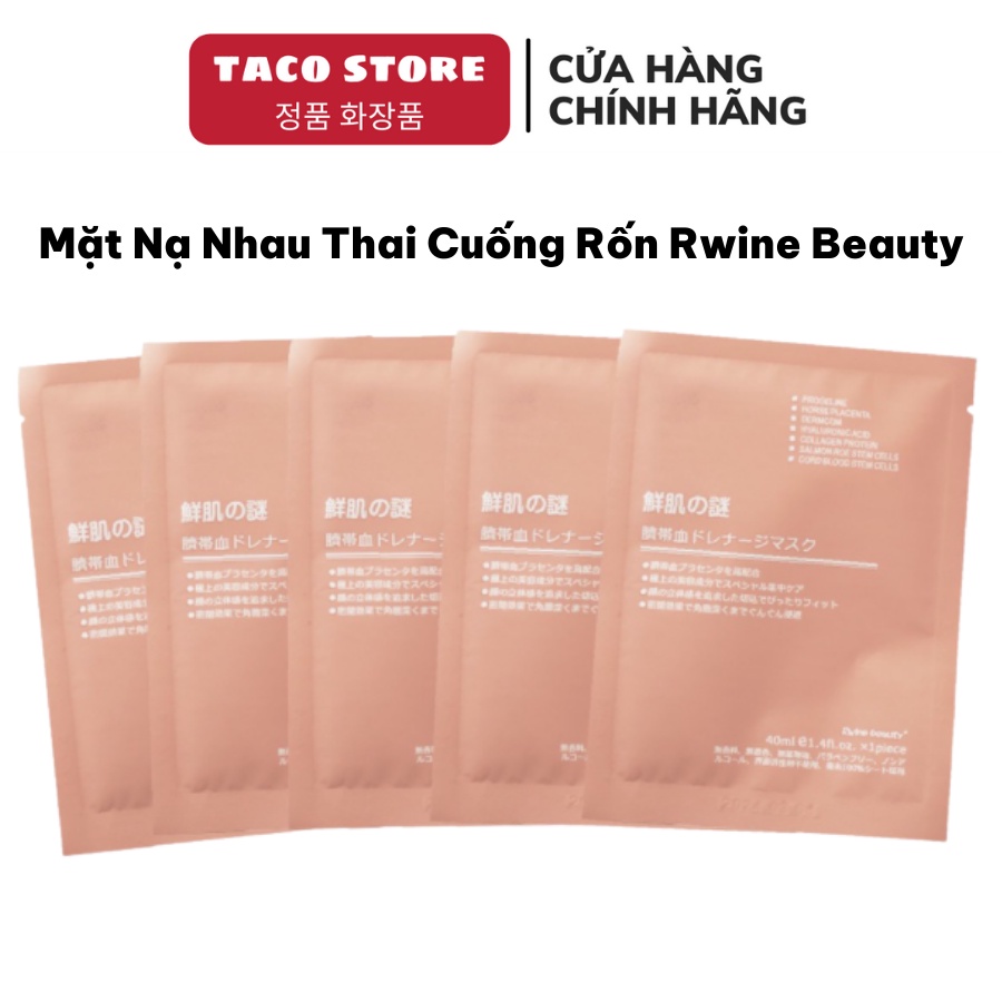 Mặt Nạ Tế Bào Gốc Nhau Thai Cuống Rốn Rwine Beauty