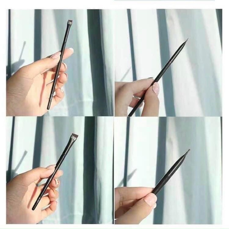 Set 2 Cọ kẻ eyeliner - tém mày vát xéo