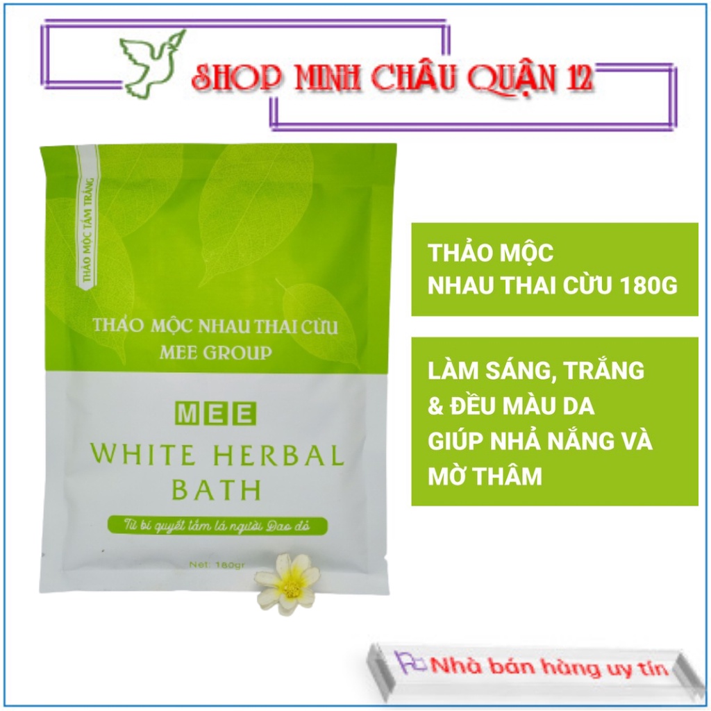 [CHÍNH HÃNG] Thảo mộc tắm trắng  Nhau Thai Cừu - Mee Natural-180gr