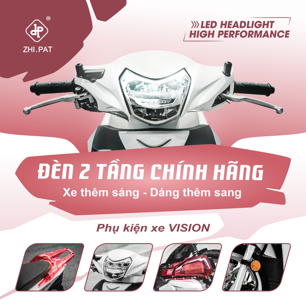 Đèn LED 2 tầng Honda VISION 2016 - 2019 110CC - Hàng chính hãng mới