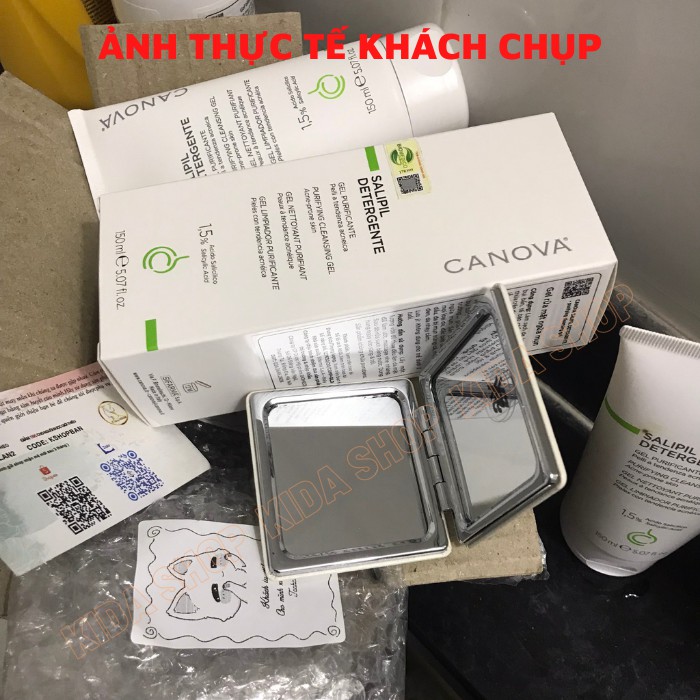 Sữa rửa mặt kiềm dầu, giảm mụn, chăm sóc da sạch mát, sảng khoái cho da dầu mụn ngứa CANOVA 150ml dạng gel  - Nhập Ý | BigBuy360 - bigbuy360.vn
