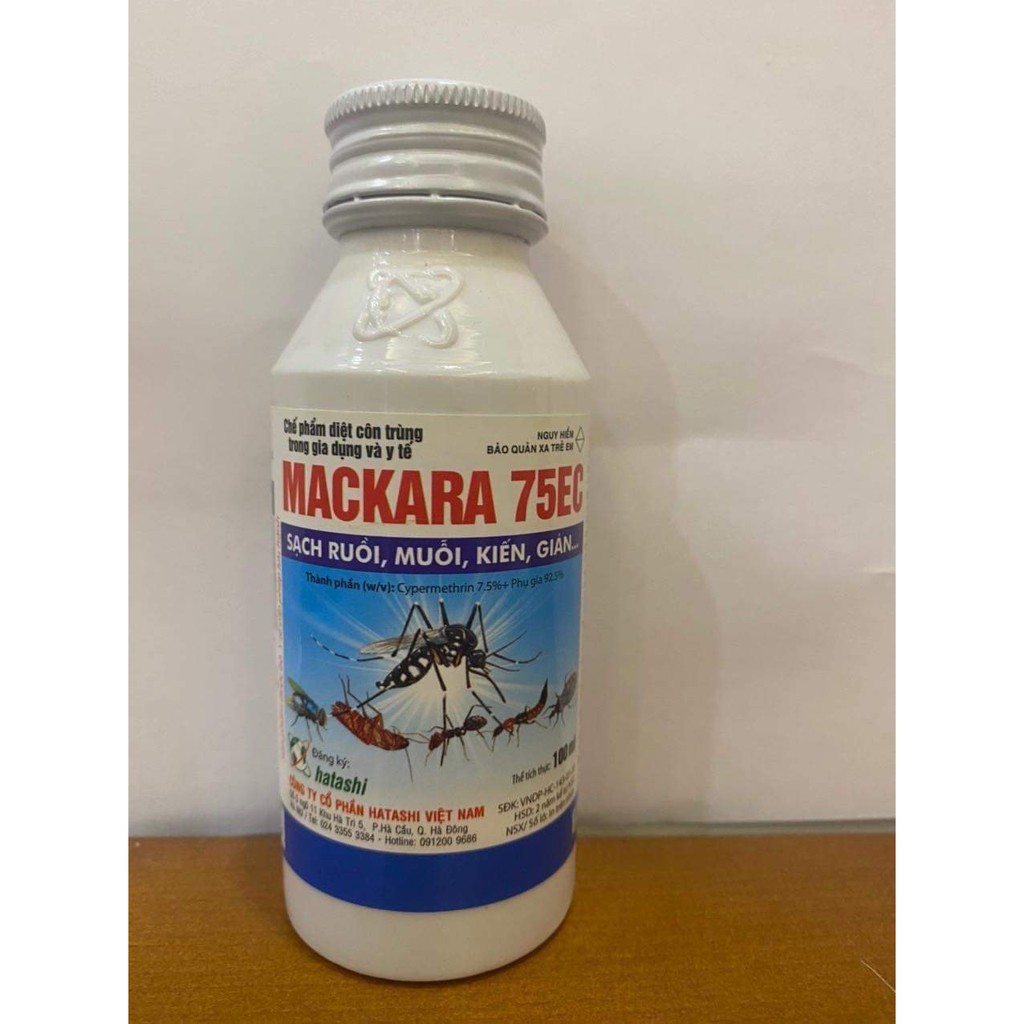 Thuốc diệt muỗi Mackara 75EC chai 100ml