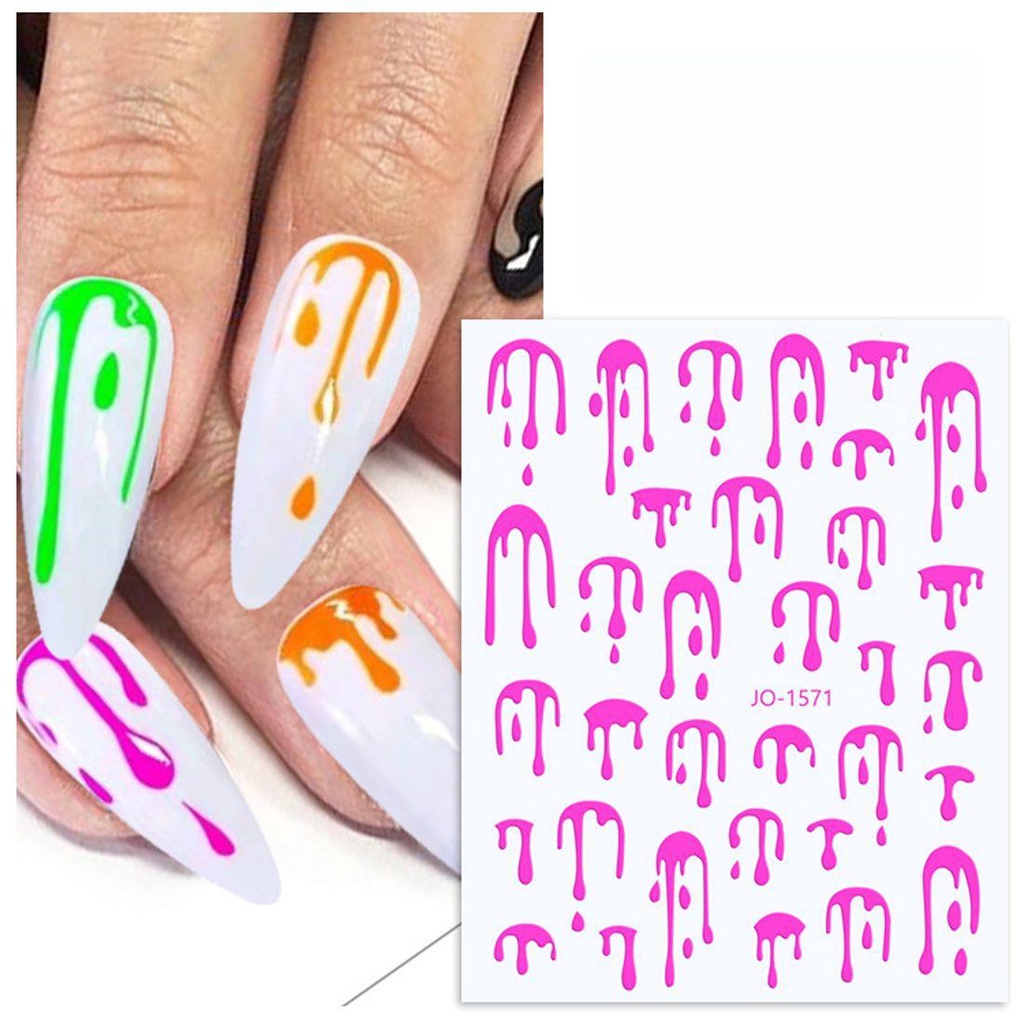 Miếng Dán Móng Tay 3D Lấp Lánh Thời Trang DIY