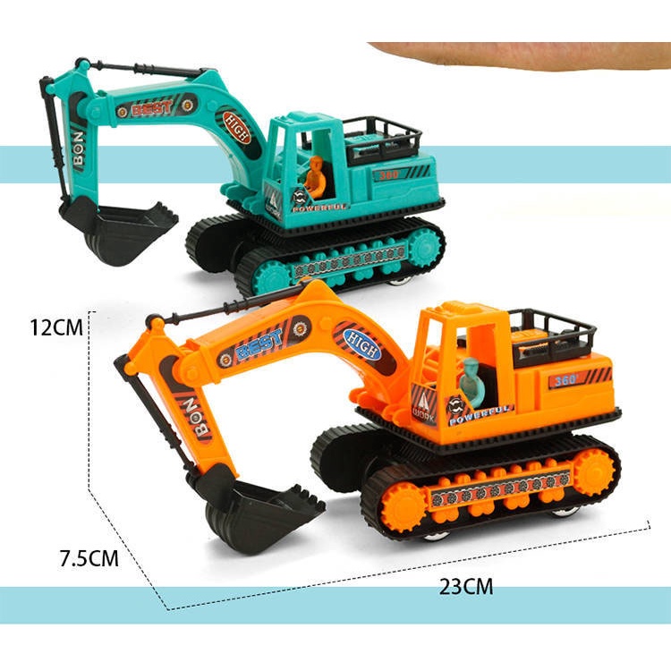 Xe ô tô đồ chơi mô hình công trình xây dựng cho bé, cần cẩu, máy xúc bằng nhựa an toàn, bền đẹp rất nhiều chủ đề