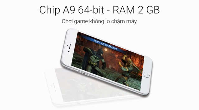 Điện Thoại Apple Iphone 6s plus 16GB. chính hãng, máy cũ còn đẹp 95%.