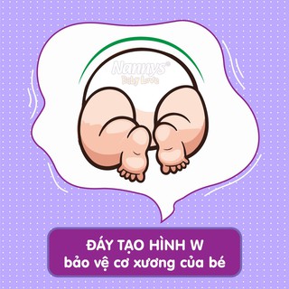 Tã/Bỉm dán Nannys S/M/L/XL/XXL 50 chiếc/bịch