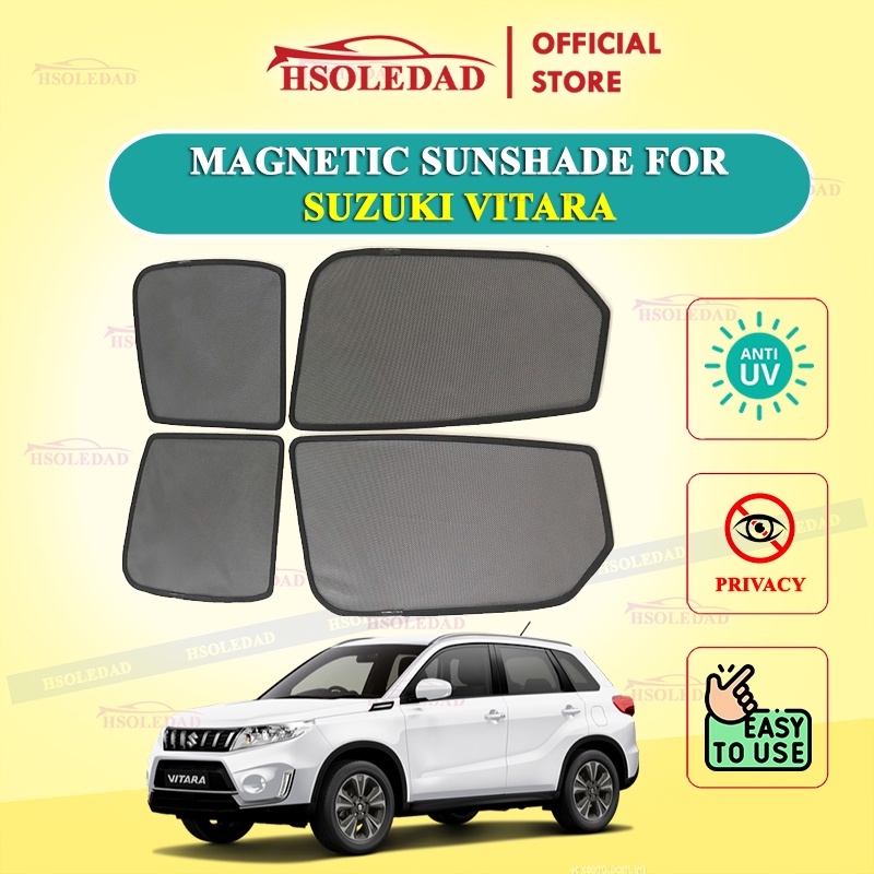 Rèm che nắng nam châm cho xe Suzuki Vitara, bộ 4 tấm cho 4 cửa, hàng loại 1 cao cấp nhất, vừa khít kính