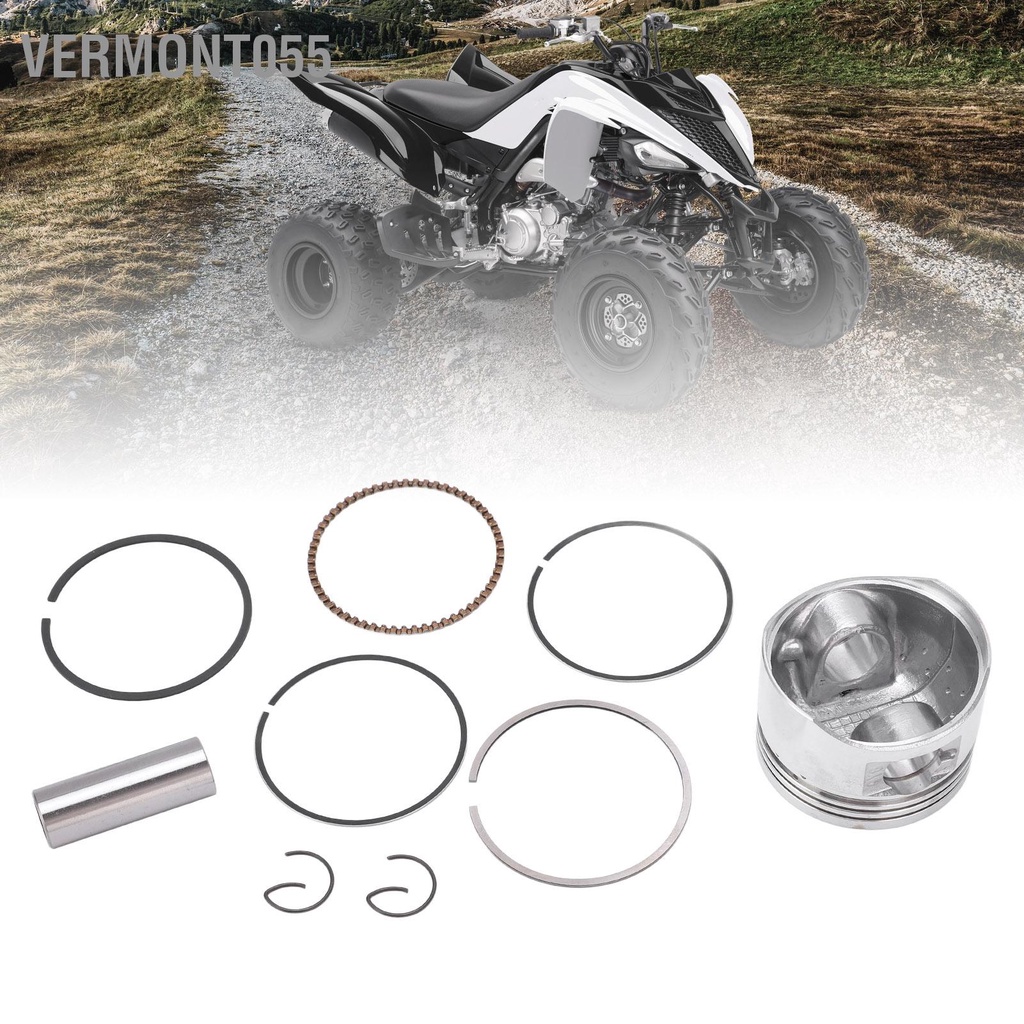 Vermont055 Bộ lắp ráp piston Động cơ hợp kim thép Vòng cho GY6‑125 ​​Go Karts Scooters ATV UTV Motorcycles