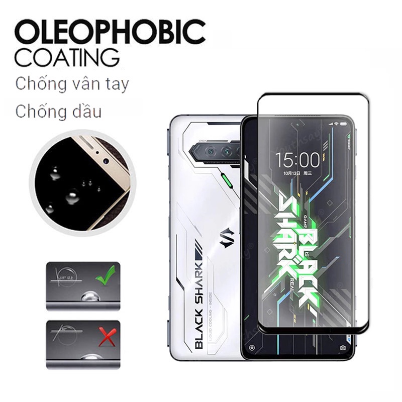 Set kính cường lực bảo vệ cho Xiaomi Black Shark 4S 4S 4 3 2 Pro Poco X3 Pro F3 X3 NF