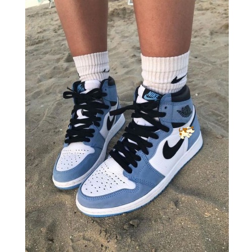 [FREESHIP] Giày Thể Thao Nam Nữ Cổ Cao, 𝘑𝘖𝘙𝘋𝘈𝘕 1 Màu Xanh Đen Trắng, Tặng Kèm Tất - Full Box, Full Bill, Full Size | BigBuy360 - bigbuy360.vn