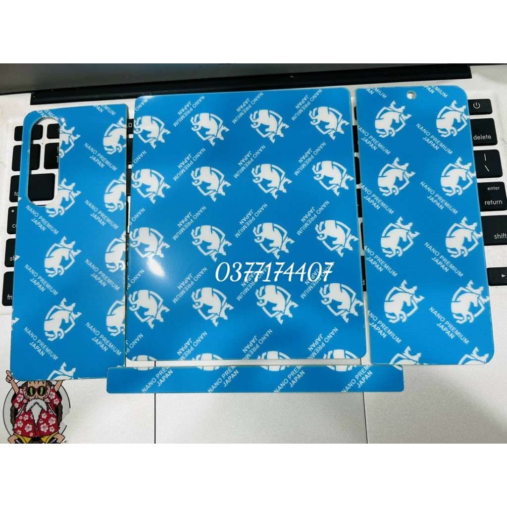Samsung Z Fold 4 5G_Bộ 3 dán PPF nhật bản mặt trước bé, mặt trước to, mặt sau + bản lề trong suốt bảo vệ máy toàn diện