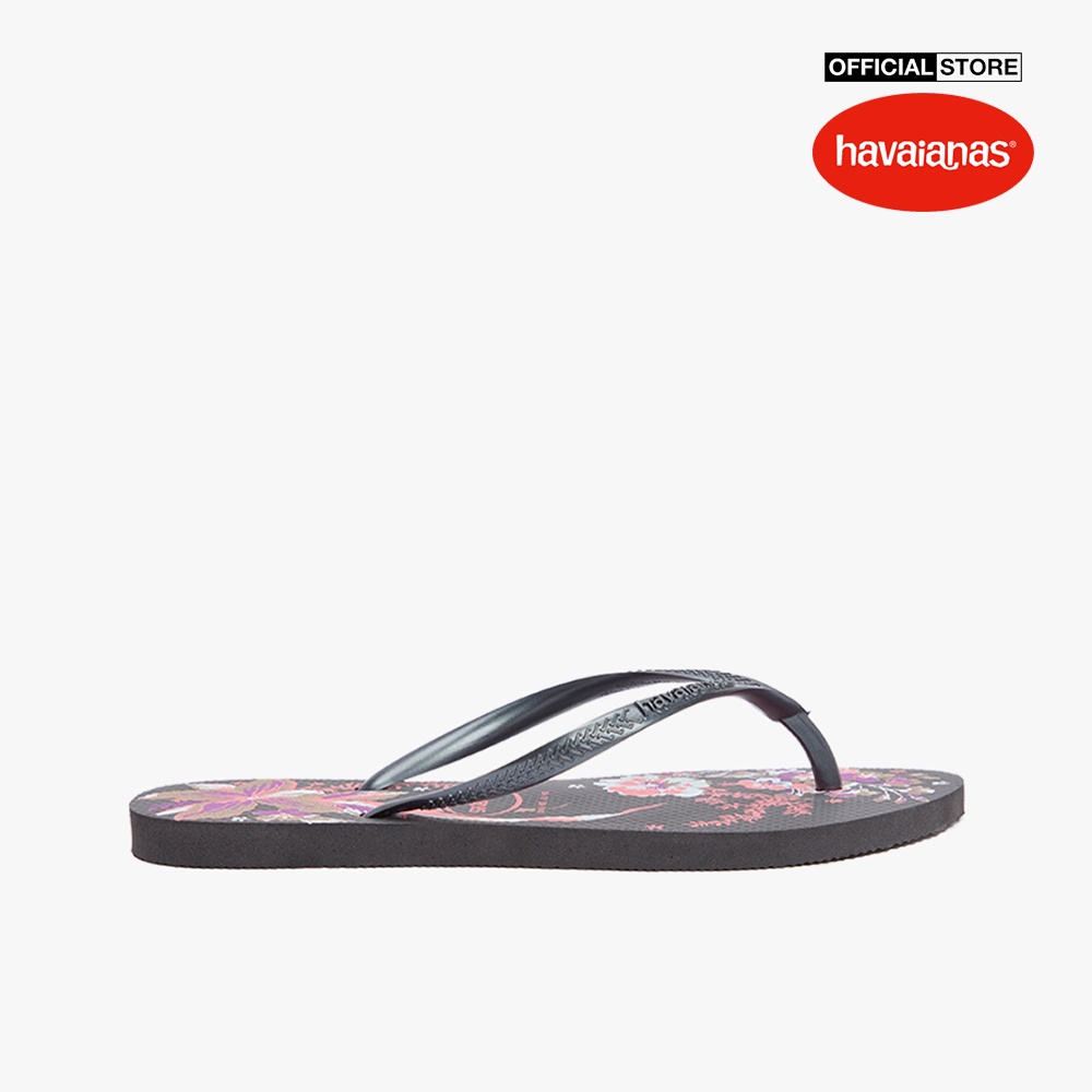 HAVAIANAS - Dép nữ Slim Organic II Tropical Flower 4146337-0090