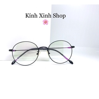 Gọng kính cận, kính giả cận mắt tròn cao cấp - kx3041