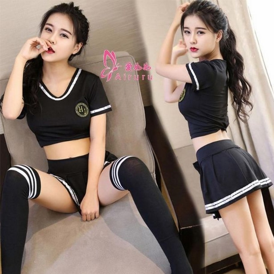 Bộ Hóa Trang Cosplay Học Sinh Loại Không Tất Sexy