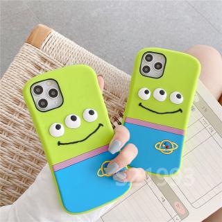 Ốp điện thoại silicon hình Alien cho iPhone 11 Pro Max X XS XR XSMax 8 7 6 6s Plus SE 2020