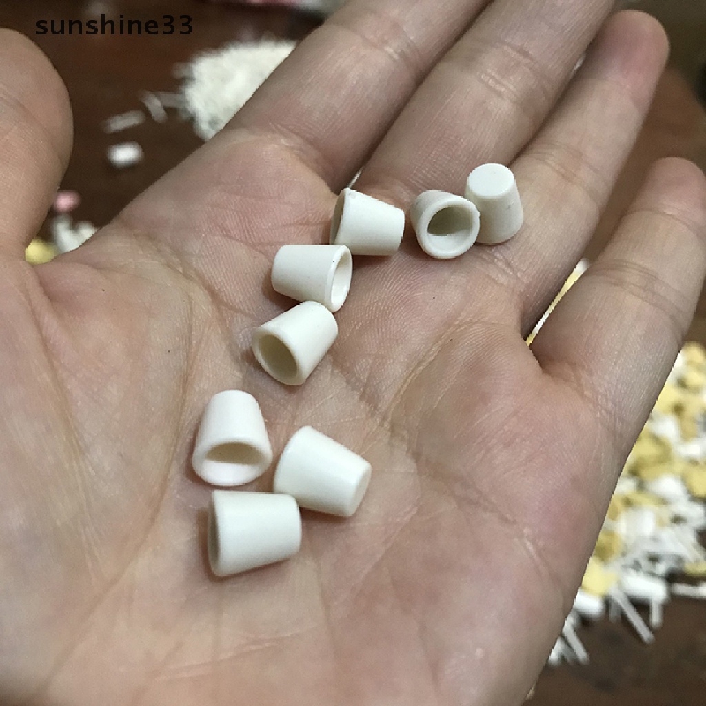 SU 5pcs 1/12 Dollhouse Miniature White Tea Cups Model Kitchen Tableware Decoration n