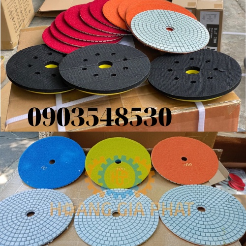 Đĩa Su Mài Bóng Đường Kính 180mm