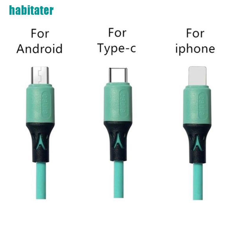 Dây Cáp Sạc Dữ Liệu USB 5A 1.2m / 1.8m Bằng Silicone
