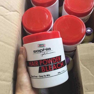 Bột rửa màu tóc SOPHIA PLATINUM HAIR POWDER BLEACH 500g