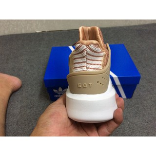 giày EQT hồng trắng