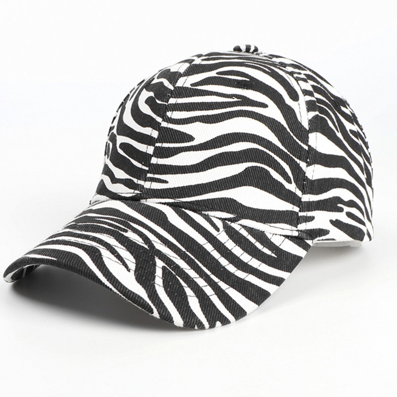 Mũ Lưỡi Trai Họa Tiết Ngựa Vằn Phong Cách Harajuku Cho Nam Và Nữ