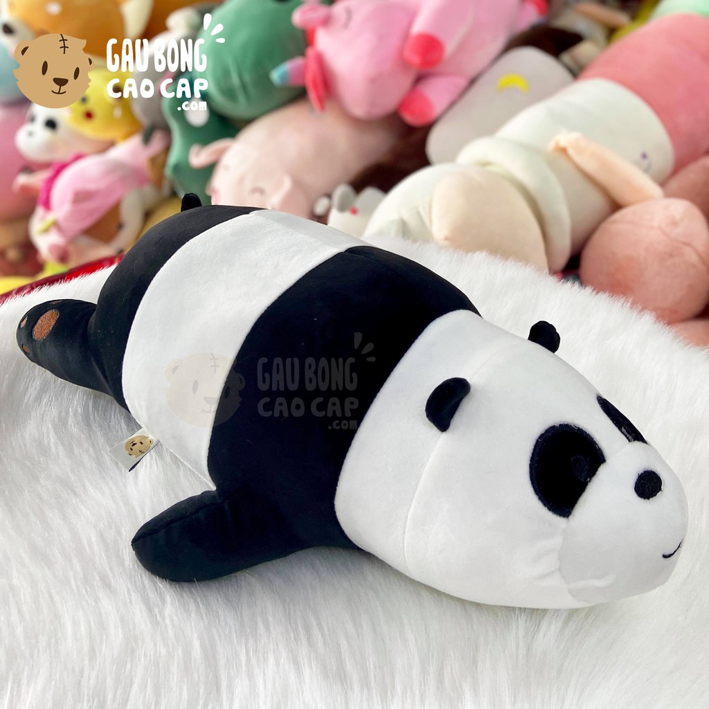 Gấu Bông We Bare Bear nằm - Gấu Bông Hoạt Hình gaubongcaocap