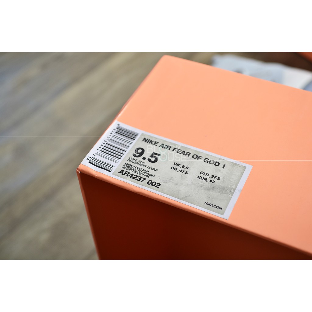 [The Blockhouse] GIÀY N AIR x FEAR OF GOD 1 LIGHT BONE 1:1 (nai ki FOG trắng xám bản 1:1 full phụ kiện) | BigBuy360 - bigbuy360.vn
