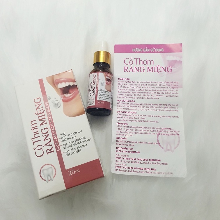 Serum Cỏ Thơm Răng Miệng Giúp Làm Sạch Răng Miệng 20ml