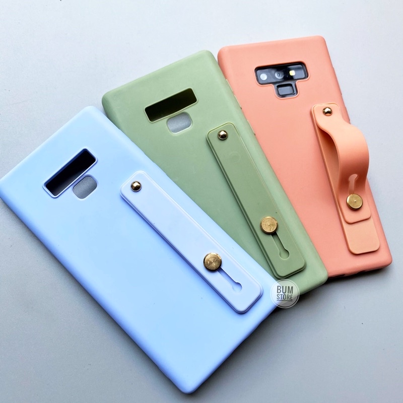 Ốp silicon dẻo kèm dây xỏ tay samsung galaxy Note 10 / S10 / S10 Plus / Note 9 / Note 8 / S9 Plus