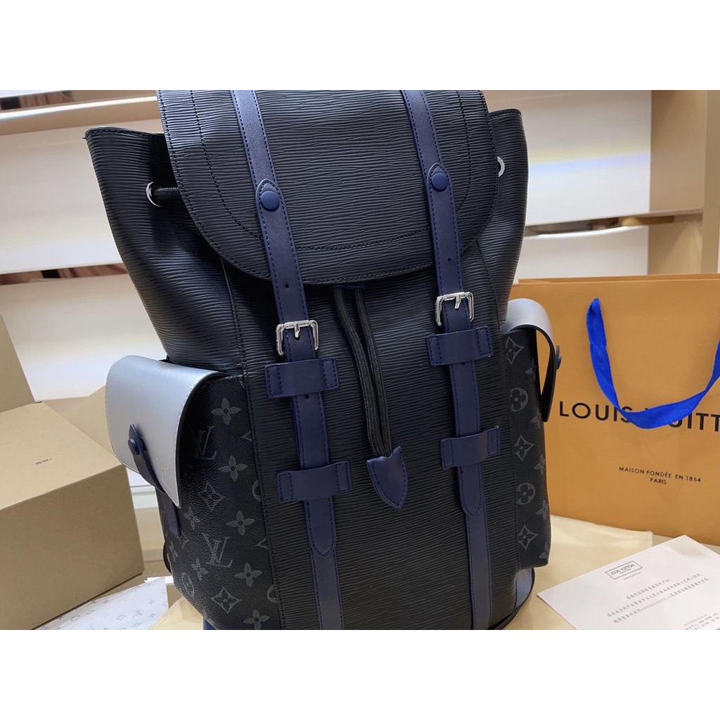 LOUIS VUITTON Ba Lô Thể Thao LV Chất Liệu Da Kích Cỡ Lớn Thời Trang Dành Cho Nữ