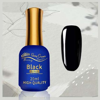 Sơn gel màu đen & trắng/standard black & white gel polish