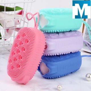 Cọ tắm silicon-chuột tắm tạo bọt cọ lưng