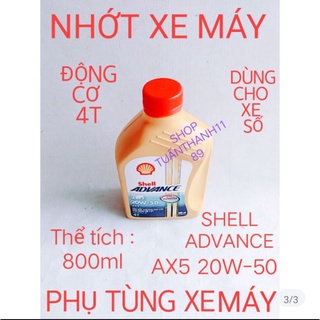 Nhớt xe số king v 4t 20w50 nhớt xe số king v 4t 20w50 800ml