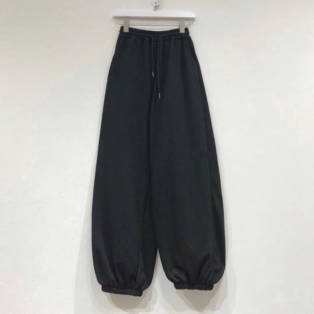 Quần jogger ống rộng có bo dưới 70kg unisex dành cho cả nam nữ COCA 075