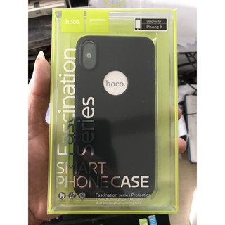 ỐP lưng silicon đen Hoco cho Iphone X-XS