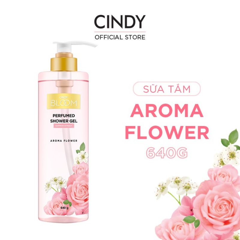 (4 mùi) - Sữa tắm Cindy Bloom Aroma Flower hương nước hoa