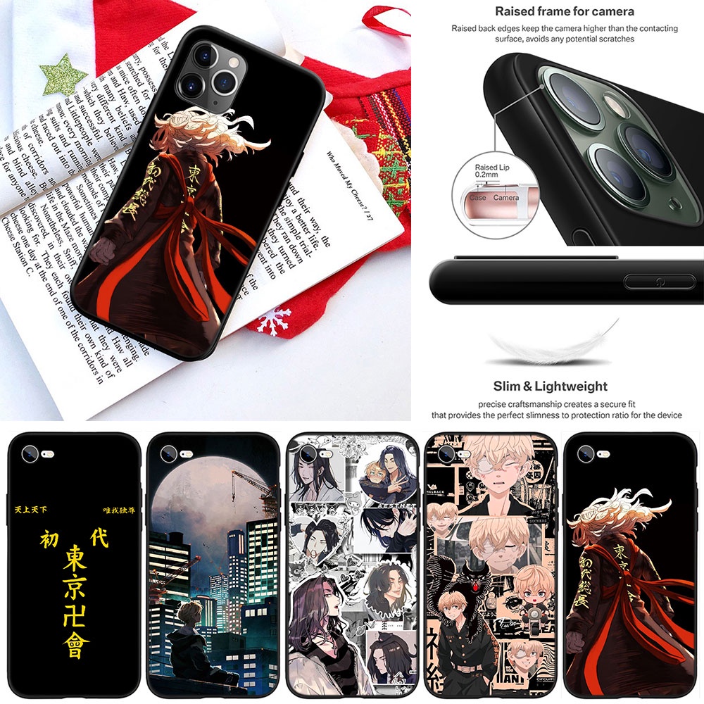 Ốp điện thoại silicon dẻo in hình anime Tokyo Revengers SST9 thích hợp cho iPhone 5 5S 6 6S 7 8 11 Pro Max Plus SE XR