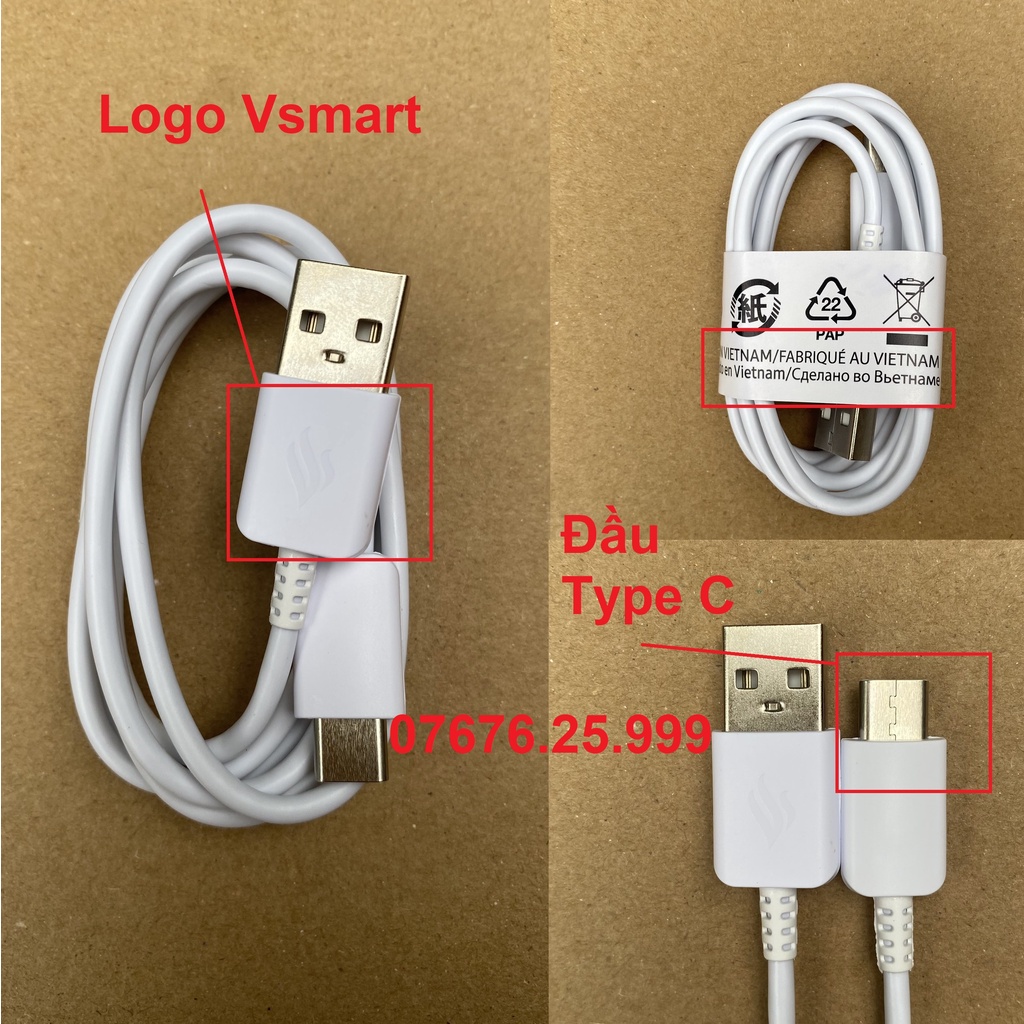 Adapter củ sạc nhanh 18W Qualcomm Quick Charge 3.0 Vsmart