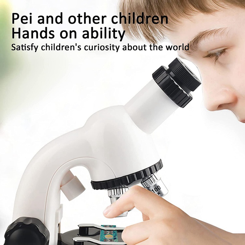 Bộ Kính Hiển Vi HD 1200 Lần Tự Lắp Ráp Cho Bé Mới Bắt Đầu