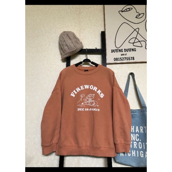 ÁO SWEATER FORM RỘNG 2HAND TUYỂN💓ÁO NỈ UNISEX TAY BỒNG_ CHẤT ĐẸP
