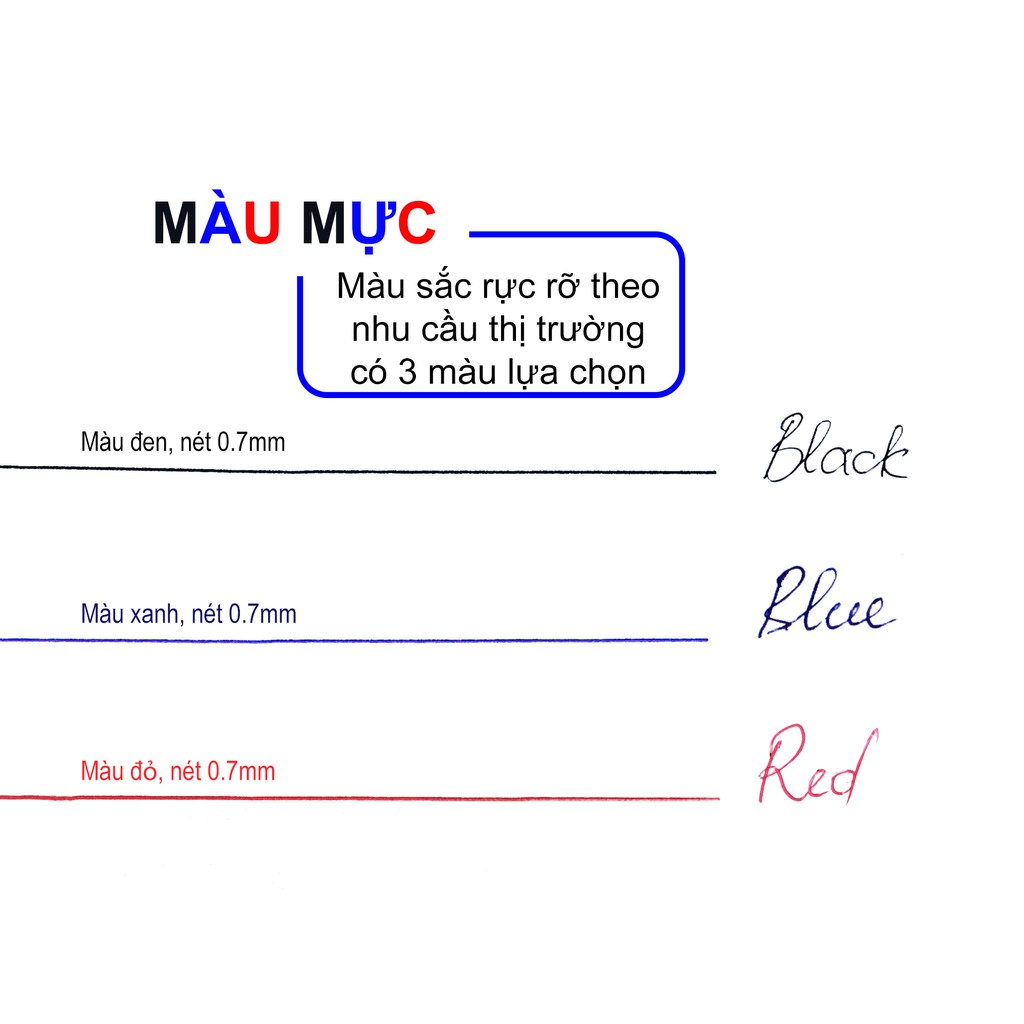 Bút bi bấm Hernidex HD-128