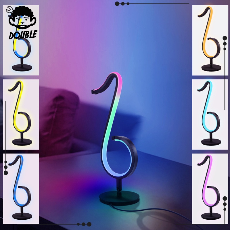 3D Magical Table USB Moon Light Dimmable Touch Sensor Desk Night Lamp Decor